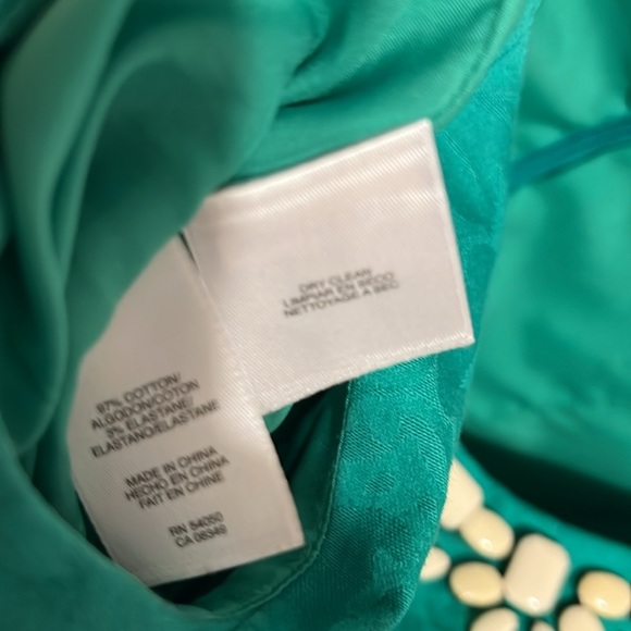 Jones New York beaded neckline dress size 8 - Picture 8 of 9